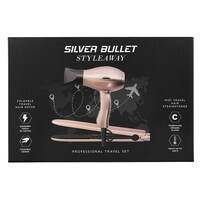 Silver Bullet Styleaway Hair Dryer & Straightener Travel Set