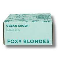 Foxy Blondes Pre-cut Pop Up Foil - Ocean Crush