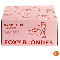 Foxy Blondes Pre-cut Pop Up Foil - Saddle Up