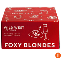 Foxy Blondes Pre-cut Pop Up Foil - Wild West