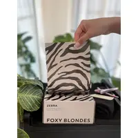 Foxy Blondes Pre-cut Pop Up Foil - Zebra