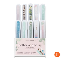 Lemon Lavender Better Shape Up Glass Nail Files