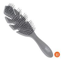 WetBrush Go Green Detangler Hair Brush Grey Leaf