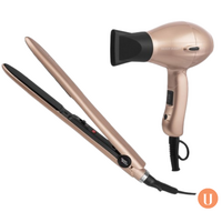 Silver Bullet Styleaway Hair Dryer & Straightener Travel Set