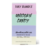 Foxy Blondes Pre-Cut Flat Pack Foil - Unicorn Candy