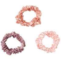 Crush Take Care Silky Satin Scrunchies Multi - Pink