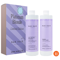 Nak Platinum Blonde 500ml Duo - Shampoo & Conditioner