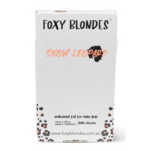 Foxy Blondes Pre-Cut Flat Pack Foil - Snow Leopard