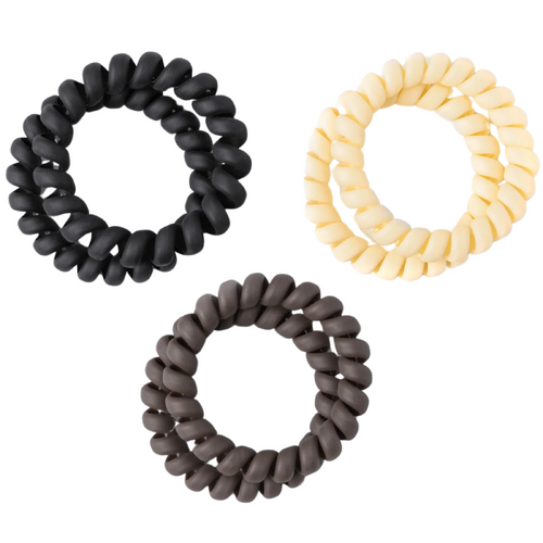 Crush™ Kinda Spiraling Coil Hair Ties - Tan