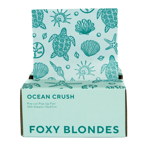 Foxy Blondes Pre-cut Pop Up Foil - Ocean Crush