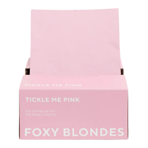 Foxy Blondes Pre-cut Pop Up Foil -Tickle Me Pink