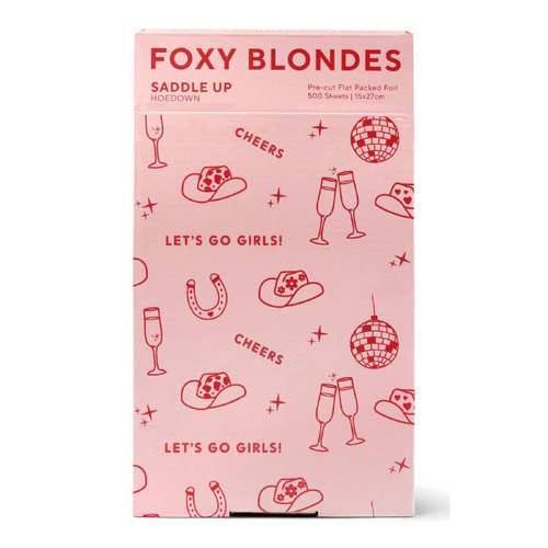 Foxy Blondes Pre-Cut Flat Pack Foil - Saddle Up