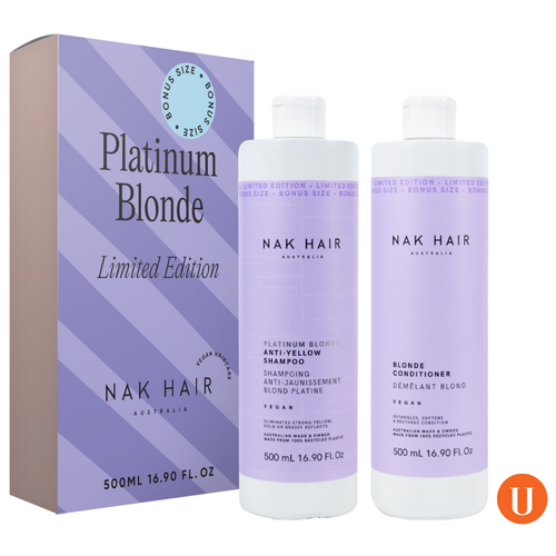 Nak Platinum Blonde 500ml Duo - Shampoo & Conditioner