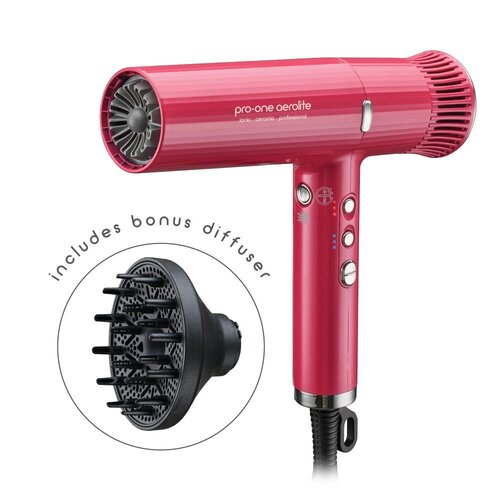 Pro-One Aerolite Hairdryer - Pink Diamond